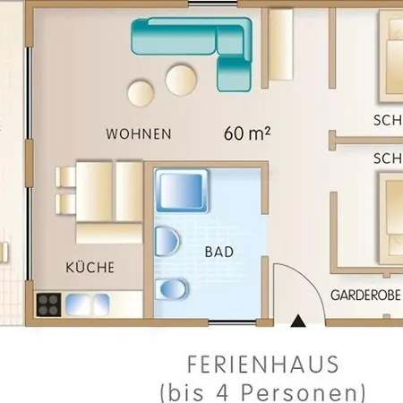 Ferienhaus Fur Bis Zu 4 Personen Zur Waldseite - #125063
